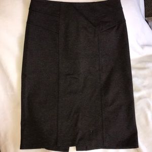 NewYork&Company fitted pencil brown skirt 6